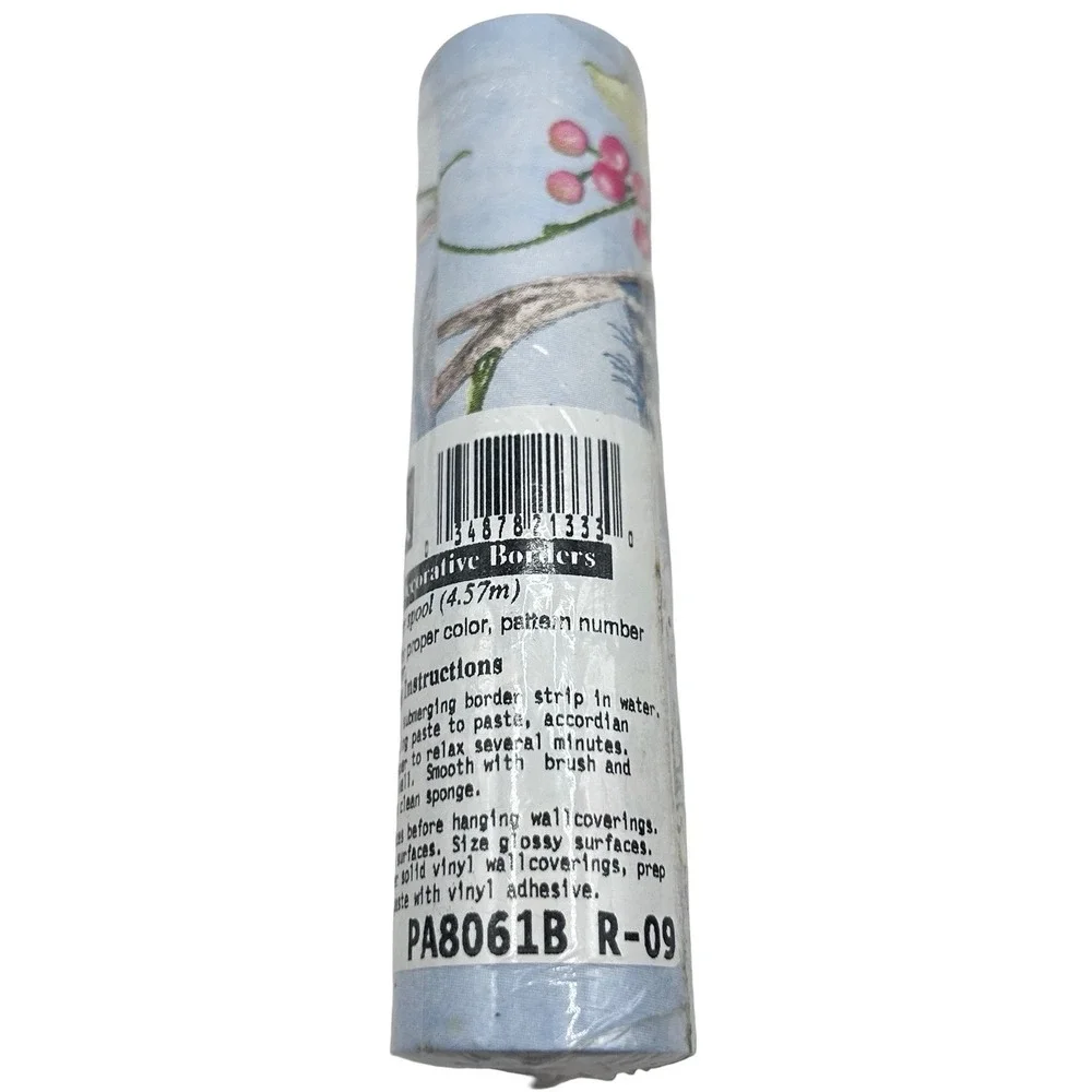 York Wallcoverings Vintage Prepasted Border PA8061B R-09 5 YDS x 5 IN